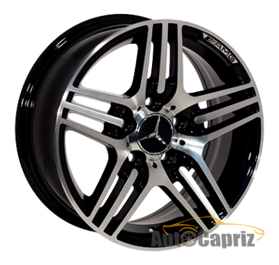 Диски Replica Mercedes D5012 MB (Black Cap) R15 W6.5 PCD5x112 ET25 DIA66.6  